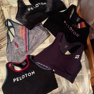 Peloton Sports Bra Collection - Black, Gray, Purple